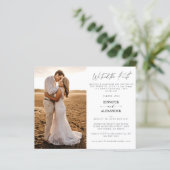 Etwas, das wir nicht mehr als 1 Foto nach Hochzeit (Stehend Vorderseite)