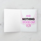 Etwas Einzigartiges Valentinstag Feiertagskarte (Innenseite)