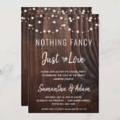 Etwas Extravagantes, nur Liebe String Lights Einladung (Vorne/Hinten)