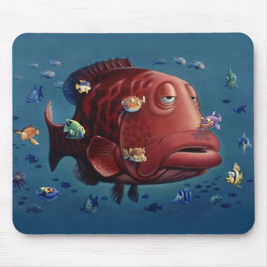 Etwas fischartig mousepad (Vorne)