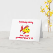 ETWAS FISCHE? SIE SEHEN SO "JUNGE" KARTE AUS (Gelbe Blume)