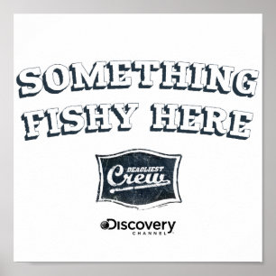 Etwas Fischen hier Poster