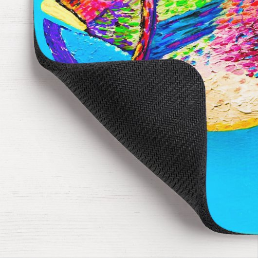 Etwas Fischen Spaß Maus Pad Mousepad (Ecke)