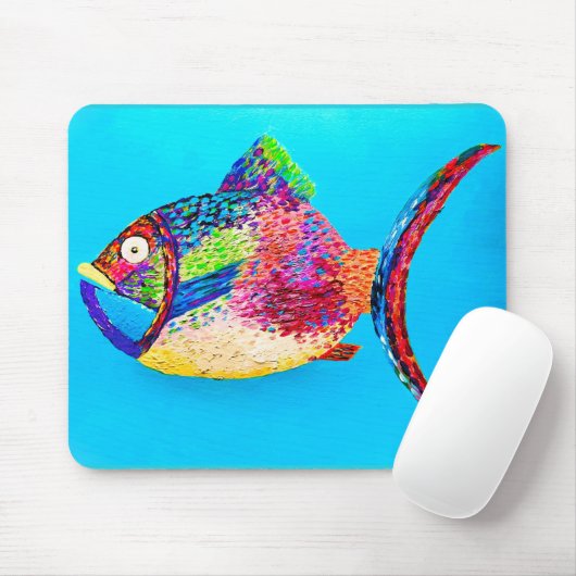 Etwas Fischen Spaß Maus Pad Mousepad (Mit Mouse)