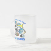 Etwas Fischen über Scuba Mattglastasse (Vorderseite Links)