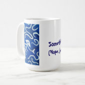 Etwas Fisches? (Nein, nur Kaffee) Kaffeetasse (Vorderseite Links)