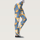 Etwas Fisches! niedlicher künstlerischer Goldfisch Leggings (Rechts)