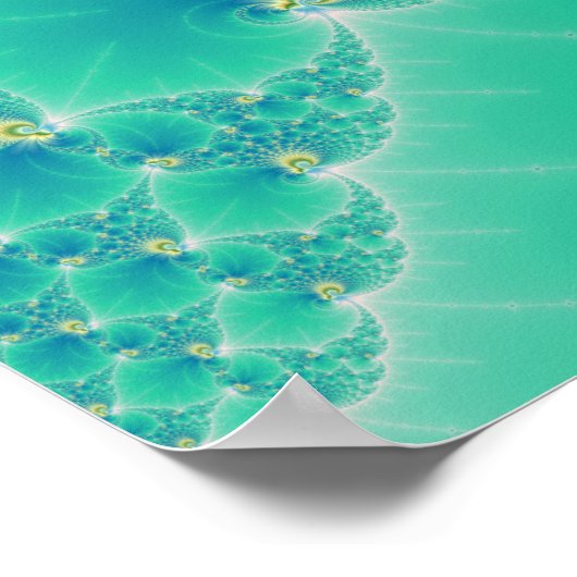 Etwas Fishy - Fraktal Art Poster (Ecke)