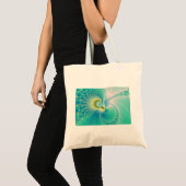 Etwas Fishy - Fraktal Art Tragetasche (Vorderseite (Produkt))