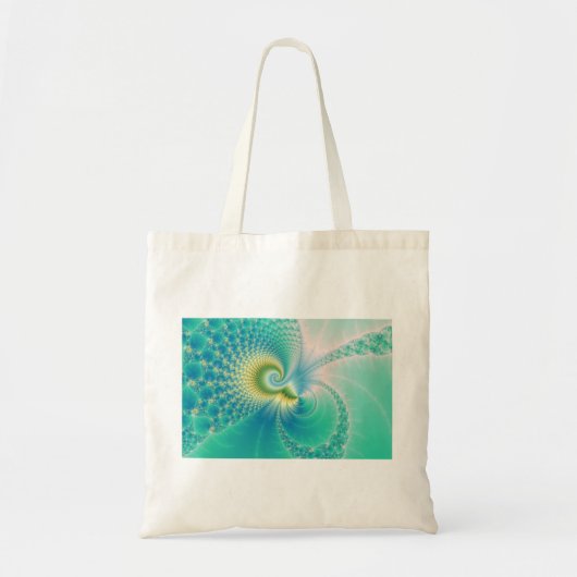 Etwas Fishy - Fraktal Art Tragetasche (Vorne)