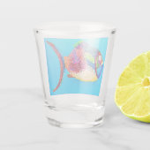 Etwas Fishy Shot Glass Schnapsglas (Rückseite)