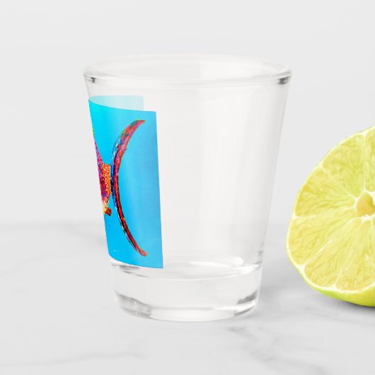 Etwas Fishy Shot Glass Schnapsglas (Rechts)