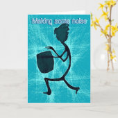 Etwas Geräusche ungestüme Karte (Gelbe Blume)