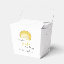Etwas Gouda ist auf dem Weg Baby Shower Käserad