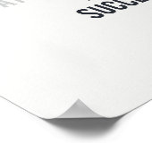 Etwas Großartiges tun Poster (Ecke)