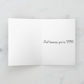 Etwas Häschen-Lieben Sie! Karte (Innenseite)