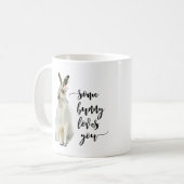 etwas Häschen-Lieben Sie niedliche Hasen der Tasse (Vorderseite Links)