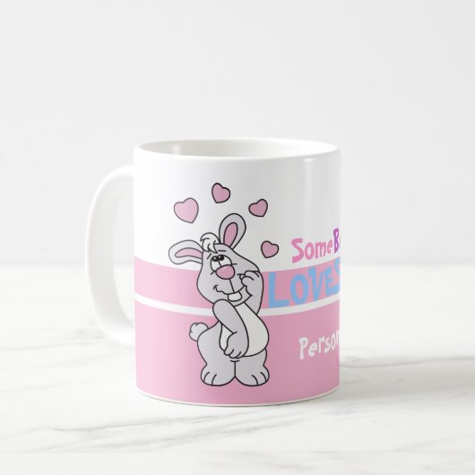 Etwas Häschen-Lieben Sie - Ostern Kaffeetasse (Vorderseite Links)