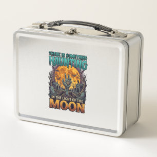 Etwas Heimsuchendes Mond Halloween Zombie Hand Gra Metall Brotdose
