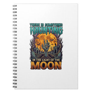 Etwas Heimsuchendes Mond Halloween Zombie Hand Gra Notizblock