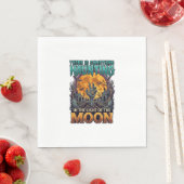 Etwas Heimsuchendes Mond Halloween Zombie Hand Gra Serviette (Beispiel)