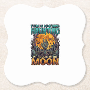 Etwas Heimsuchendes Mond Halloween Zombie Hand Gra Untersetzer