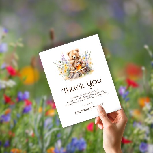 Etwas Honig auf dem Weg Bear Baby Dusche