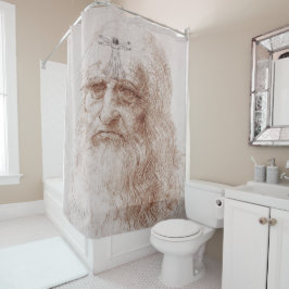 Etwas in meinem Kopf, Leonardo da Vincis Portrait Duschvorhang