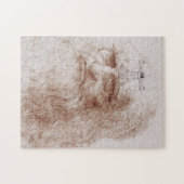 Etwas in meinem Kopf, Leonardo da Vincis Portrait Puzzle (Horizontal)