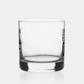 Etwas ist aus - Unbehagen und kryptische Botschaft Whiskyglas (Links)