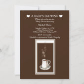 Etwas ist Brewing Tee(oder Coffee)Party Einladung (Vorderseite)