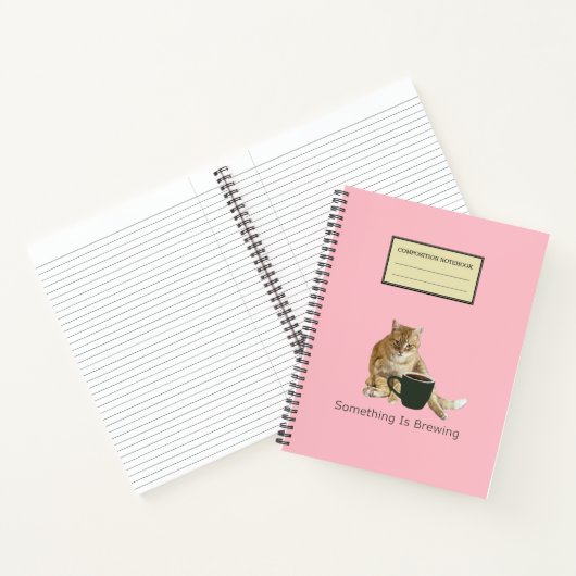 Etwas ist das Brewing Spiral Notebook Notizblock (Innenseite)