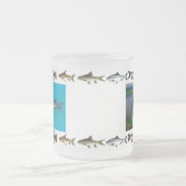 Etwas ist fischartige personalisierte mattierte mattglastasse (Mittel)