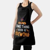 Etwas ist Halloween Funny brauen Schürze (InSitu)