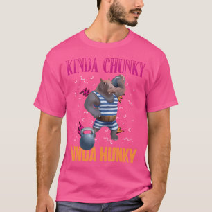 Etwas Klobiger Etwas Männlicher Gewichtheben Bodyb T-Shirt