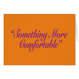 Etwas komfortablere Orange BG Card