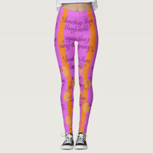 Etwas komfortablere Streifen-Spots Leggings