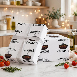 Etwas Köstliches ist im Gange Geschenkpapier