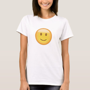 Etwas lächelndes Gesicht Emoji T-Shirt