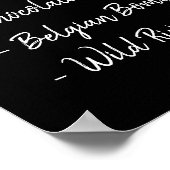 Etwas Leichtes, etwas Brautes Bier Menü Poster (Ecke)