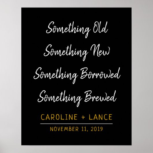 Etwas Leihes, etwas Brautes Brautparty Poster (Vorne)