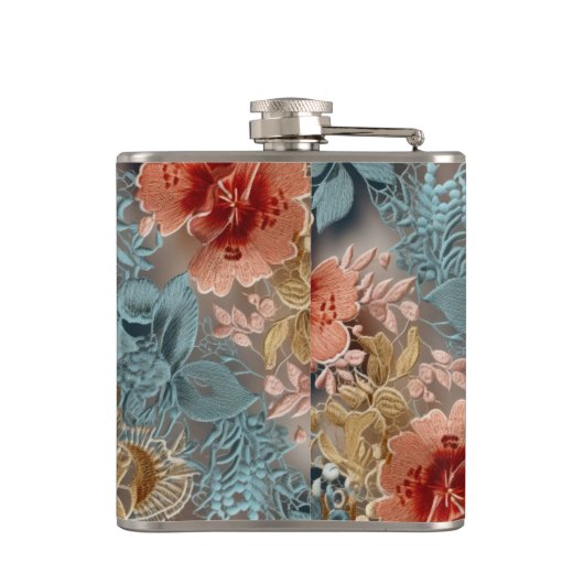 Etwas leiht etwas Blaues Flachmann (Rückseite)