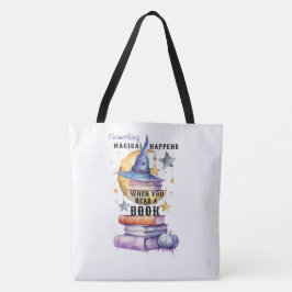 Etwas Magisches passiert, wenn du ein Buch liest Tasche