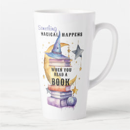 Etwas Magisches passiert, wenn man ein Buch liest Milchtasse