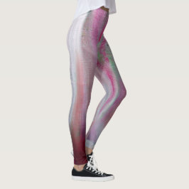 Etwas mit farbigen Frauen-Leggings Leggings