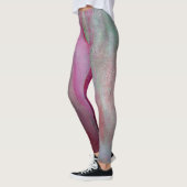 Etwas mit farbigen Frauen-Leggings Leggings (Links)