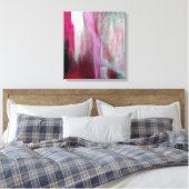 Etwas mit Farbkanvas drucken Leinwanddruck (Insitu (Schlafzimmer))