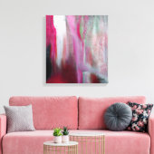 Etwas mit Farbkanvas drucken Leinwanddruck (Insitu (Wohnzimmer))