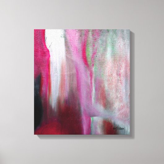 Etwas mit Farbkanvas drucken Leinwanddruck (Vorderseite)