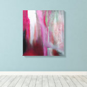 Etwas mit Farbkanvas drucken Leinwanddruck (Insitu (Holzboden))